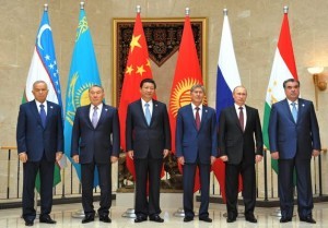  上海協力機構の各国首脳たち　（C）AFP＝時事