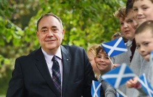  スコットランド自治政府のサモンド首相。彼なくして独立運動はここまでこれなかった　（C）EPA＝時事