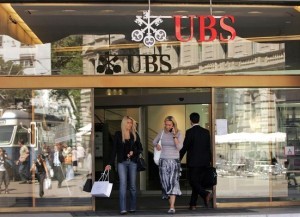  スイス金融界はいまも揺れている……　　　　（UBSスイス銀行本店）（C）AFP=時事