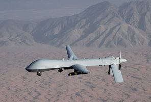 ビンラディン殺害計画の一翼を担った米空軍の無人偵察機「プレデター」[米空軍提供]（C）時事