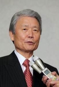  一般には知名度が低い次期会長の榊原氏　（Ｃ）時事