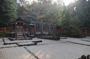  三輪山のふもと、「元伊勢」と呼ばれた檜原神社（筆者撮影）